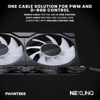 Phanteks PH-F120M25R_G2_DBK01_3P PC-ventilator Zwart (b x h x d) 120 x 25 x 120 m - thumbnail