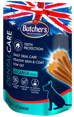 Butcher's Dental Care - dental snack voor grote rassen - 270g