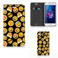 Huawei Y5 2 | Y6 Compact | Hoesje met Magneet | Emoji - thumbnail