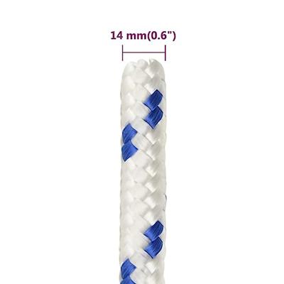 VidaXL Boot touw 14 mm 100 m polypropyleen wit