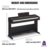 Yamaha ARIUS YDP-105B - digitale piano - thumbnail
