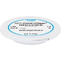 Felder ISO-Core Clear SAC305 Soldeertin Spoel Sn96,5Ag3Cu0,5 1 mm - thumbnail