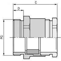 LAPP 52005480 Wartel PG16 Messing Messing 25 stuk(s) - thumbnail