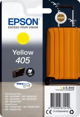 Epson inktcartridge 405, 300 pagina's, OEM C13T05G44010, geel Epson inktcartridge 405, 300 pagina's, OEM C13T05G44010, geel
