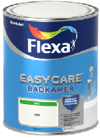 Flexa Easycare Muurverf Badkamer Mat - RAL 9010 - 1 liter - thumbnail