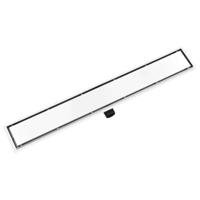 VidaXL Doucheafvoer met 2-in-1 deksel 93x14 cm roestvrij staal - thumbnail