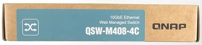 QNAP QSW-M408-4C netwerk-switch Managed L2 Gigabit Ethernet (10/100/1000) Wit