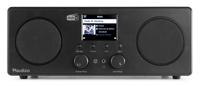 Audizio Bari DAB radio met Bluetooth en wifi internet radio - Zwart - thumbnail