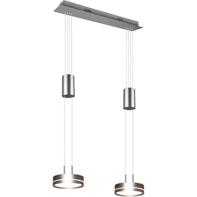 Stijlvolle LED Hanglamp 14.4W - Dimbaar - Warm Wit 3000K - Mat Nikkel