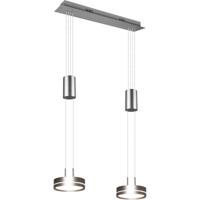Stijlvolle LED Hanglamp 14.4W - Dimbaar - Warm Wit 3000K - Mat Nikkel - thumbnail