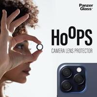 PanzerGlass™ Hoops camera lensbeschermer voor Apple iPhone 15 Pro | Pro Max - bescherming met stijl, schokbestendig glas, blauw - thumbnail