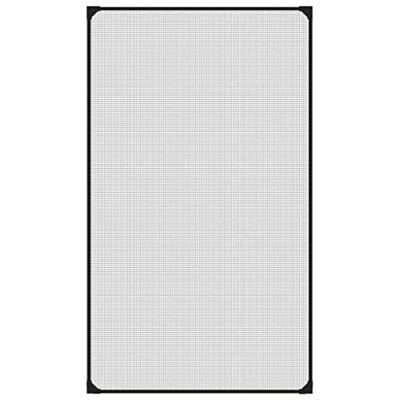 VidaXL Insectenhor voor ramen magnetisch 80x140 cm antracietkleurig