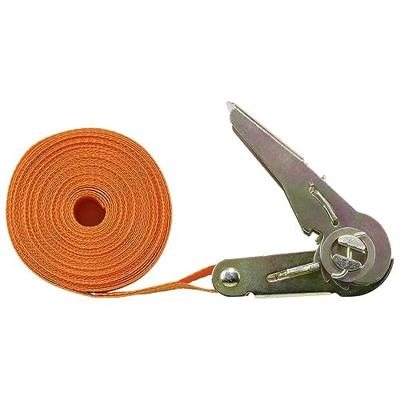 TOOLCRAFT TO-6802776 Spanband (eendelig) Trekkracht (lc) vastbinden (enkel/direct): 350 daN (l x b) 6 m x 25 mm Ratelinrichting EN 12195-2