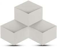 V-tac Wandlamp VT-709 44 x 33,5 cm aluminium 9W 3000K 990lm - thumbnail