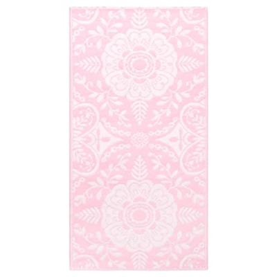 VidaXL Buitenkleed arakil 190x290 cm pp roze