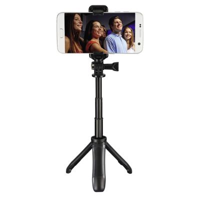 Hama Ministatief 1/4 inch Werkhoogte=10 - 20 cm Zwart Incl. smartphonehouder