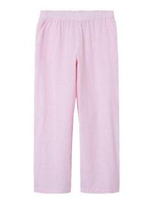 Name it zomer broek meisjes - roze - NknJela - wide leg fit