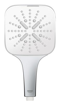 Handdouche GROHE Rainshower SmartActive 130 Cube 13cm Chroom/Wit