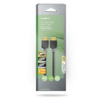 HDMI Kabel | HDMI Connector | HDMI Connector | 8K@60Hz | eARC | Verguld | 3.00 m | PVC | Antraciet - thumbnail