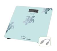 Little Balance Turtles Aqua USB-R BLAUW personenweegschaal - thumbnail
