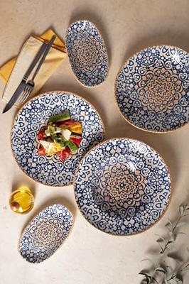 Bonna Serveerschaal - Alhambra - Porselein - 19x11 cm - set van 2