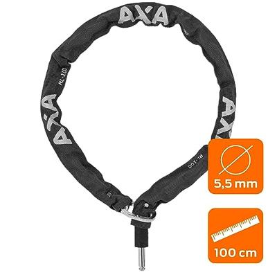 Axa rlc plus 100 zwart insteekketting - thumbnail
