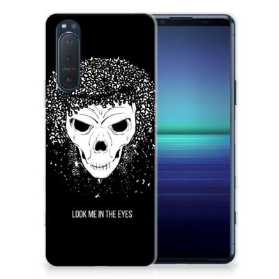 Silicone Back Case Sony Xperia 5II Skull Hair Silicone Back Case Sony Xperia 5II Skull Hair