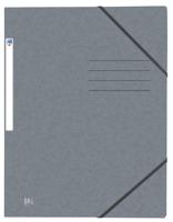 Elastomap oxford top file+ a4 grijs | 10 stuks - thumbnail