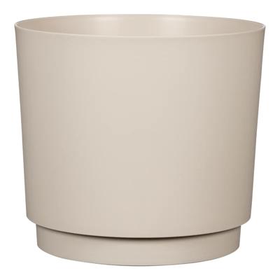 Ronde plantenpot - GARDEN ID - Plano - Ø 25 - 7 L - H 22 cm - Warm wit