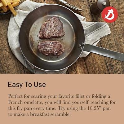 DE BUYER - Mineral B Element en Tole - Koekenpan 26cm DE BUYER - Mineral B Element en Tole - Koekenpan 26cm