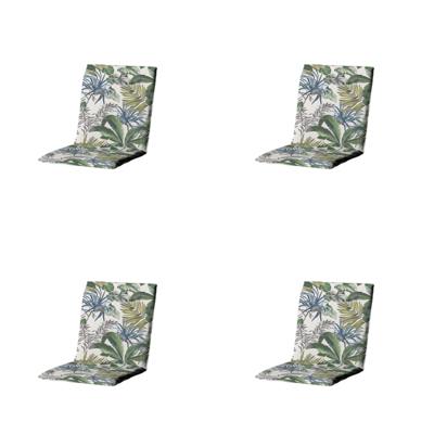 Stapelstoel kussen universeel outdoor Bliss blauw (4 stuks) Madison - Madison