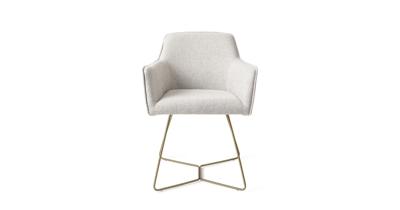 Jesper Home Hofu eetkamerstoel Checkers Charm beehive gold