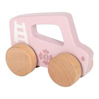Small Foot - houten duwautootje roze - thumbnail