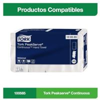 Handdoekdispenser Tork H5 Elevation PeakServe klein zwart 552558 - thumbnail