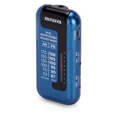 Transistorradio Aiwa R-22BL Blauw - thumbnail