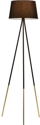TriPod Staanlamp woonkamer met schakelaar Ø 45 cm - Zwart & Goud - 136 cm