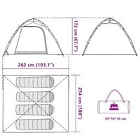 Vistent 4-persoons snelontgrendeling olijfgroen - thumbnail