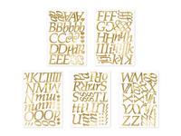 Letter Stickers Goud - thumbnail