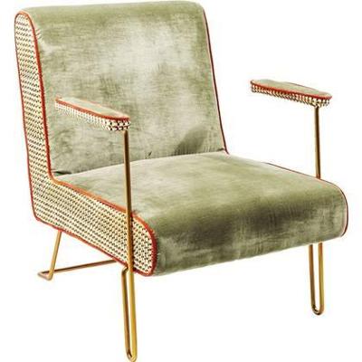 Kare Design - Aunt Betty Fauteuil - Groen Fluweel Kare Design - Aunt Betty Fauteuil - Groen Fluweel