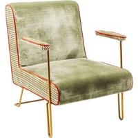 Kare Design - Aunt Betty Fauteuil - Groen Fluweel - thumbnail