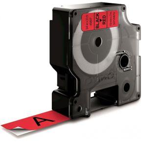Labeltape dymo labelmanager d1 polyester 19mm rood | 5 stuks