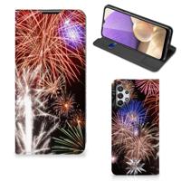 Samsung Galaxy A32 5G Hippe | Standcase | Vuurwerk - thumbnail