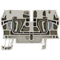 Weidmüller 1632050000-1 Doorgangsserieklem Spanveer Donkerbeige 1 stuk(s) - thumbnail