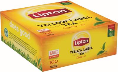 Thee lipton yellow label met envelop 100x1.5gr