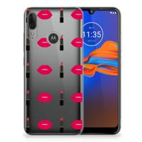 Motorola Moto E6 Plus TPU bumper Lipstick Kiss - thumbnail