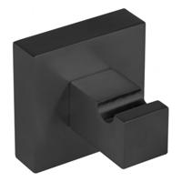 Handdoekhaak Tres Cuadro Vierkant Mat Zwart - thumbnail