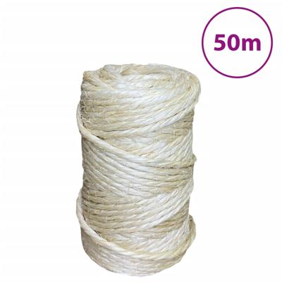 Touw 4 mm 50 m 100% sisal