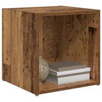 TV-kast met opslag 2 pcs Bruin 37 x 35 x 37 cm Bewerkt hout - thumbnail