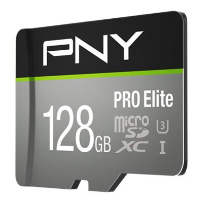 PNY PRO Elite flashgeheugen 128 GB MicroSDXC UHS-I Klasse 10 PNY PRO Elite flashgeheugen 128 GB MicroSDXC UHS-I Klasse 10