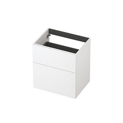 INK - Onderkast 2L A-sym Gelakt Gefr. Front - 600x450x650 Mm - Mat Wit